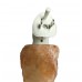 FixtureDisplays® Natural Himalayan Salt Lamp Night Light Hand Carved with CCC-Approved Wall Plug 16788